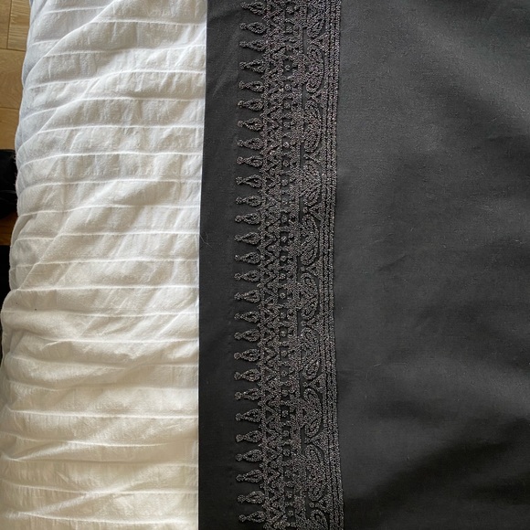 SC&CO black dress with beaded hem - Picture 2 of 4